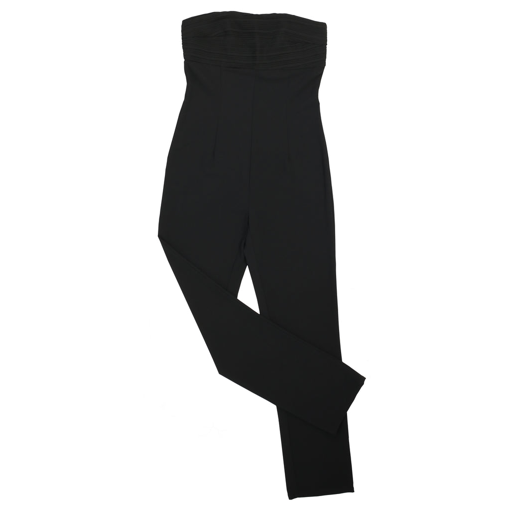 Strapless Pleated Jumpsuit