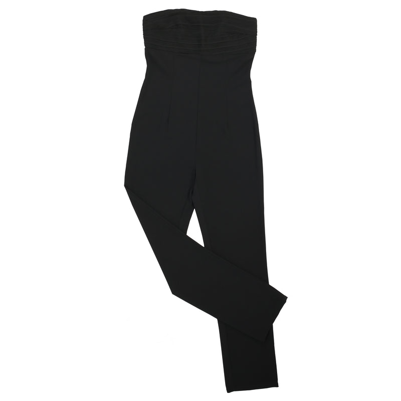 Strapless Pleated Jumpsuit