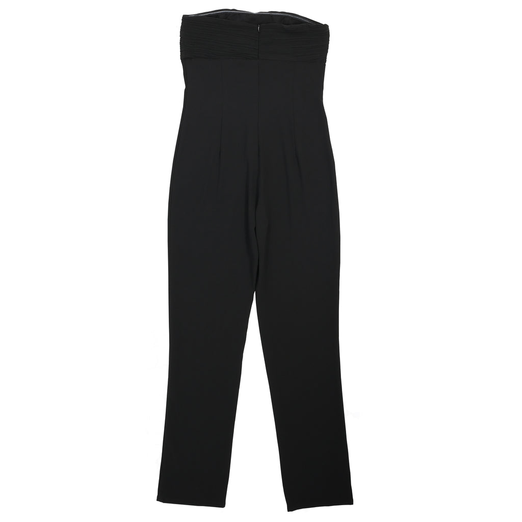 Strapless Pleated Jumpsuit