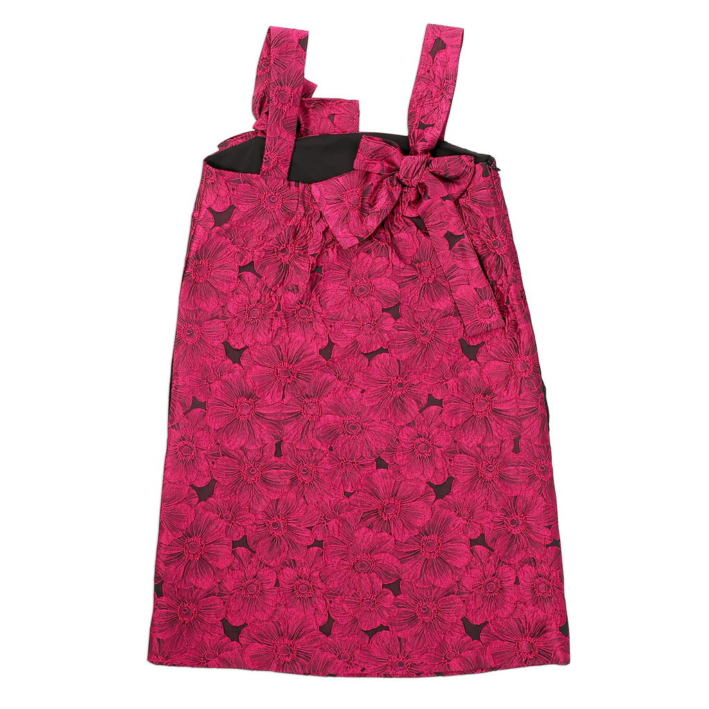 Floral Tie-Strap Shift Dress