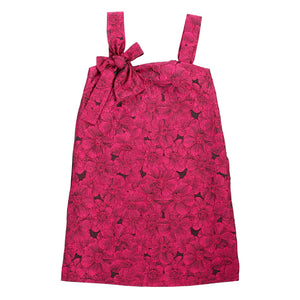 Floral Tie-Strap Shift Dress